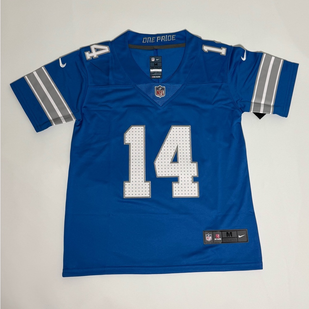 Youth St Brown Detroit Lions jersey blue